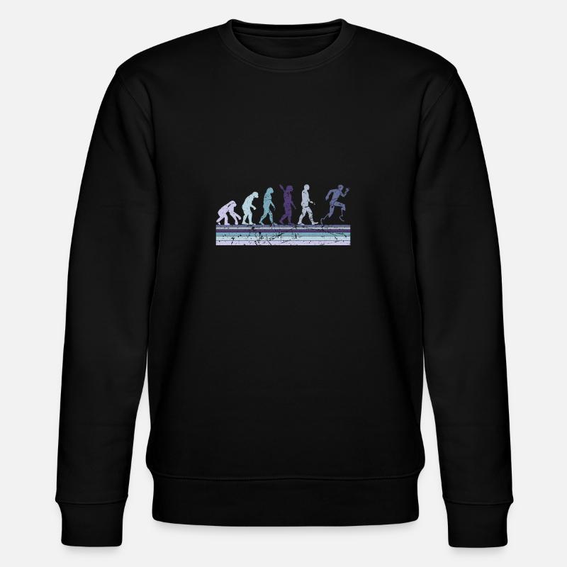 Evolution of Para Running - Stanley/Stella Unisex Bio-Sweatshirt CHANGER  - Schwarz