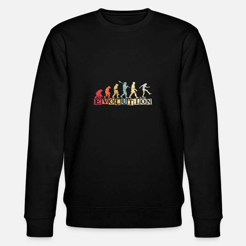 Evolution Skateboarding Skate Retro Streetwear - Stanley/Stella Unisex Bio-Sweatshirt CHANGER - Schwarz