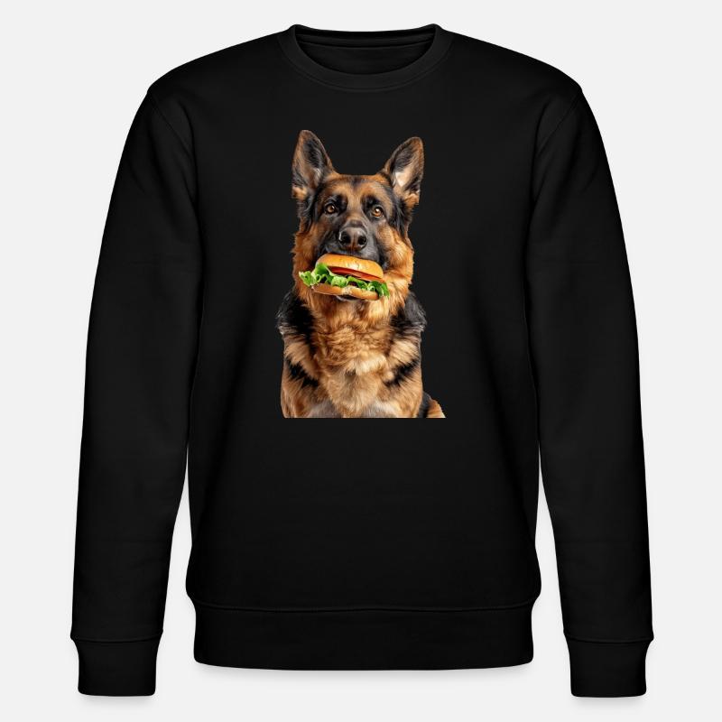 Deutscher Schäferhund - Stanley/Stella Unisex Bio-Sweatshirt CHANGER  - Schwarz