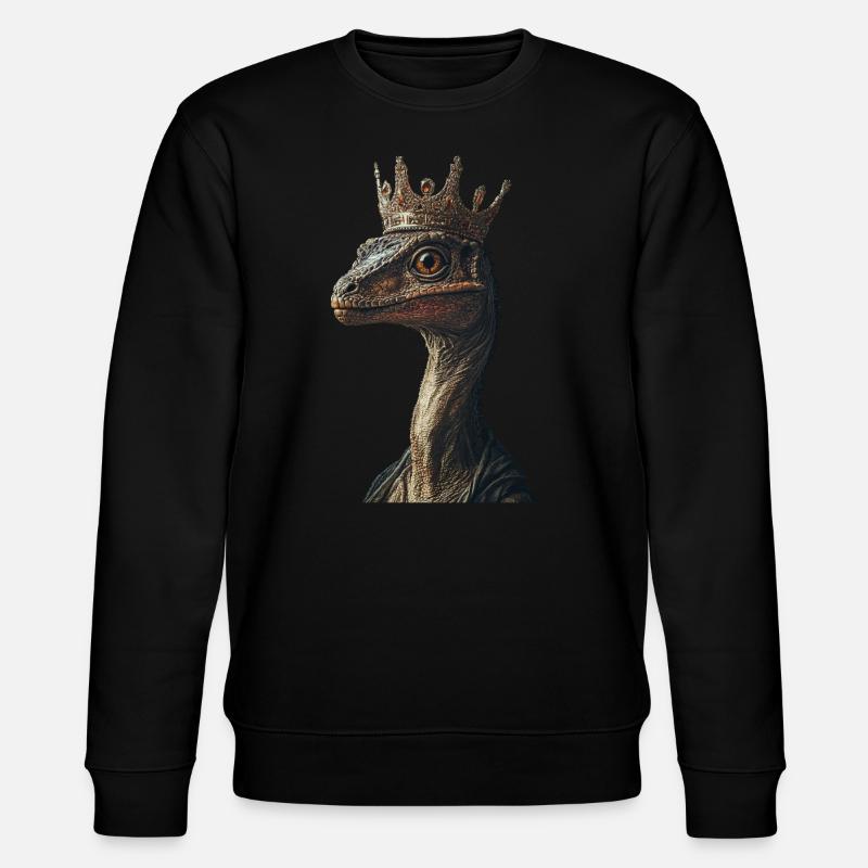 Utahraptor - Stanley/Stella Unisex Bio-Sweatshirt CHANGER  - Schwarz
