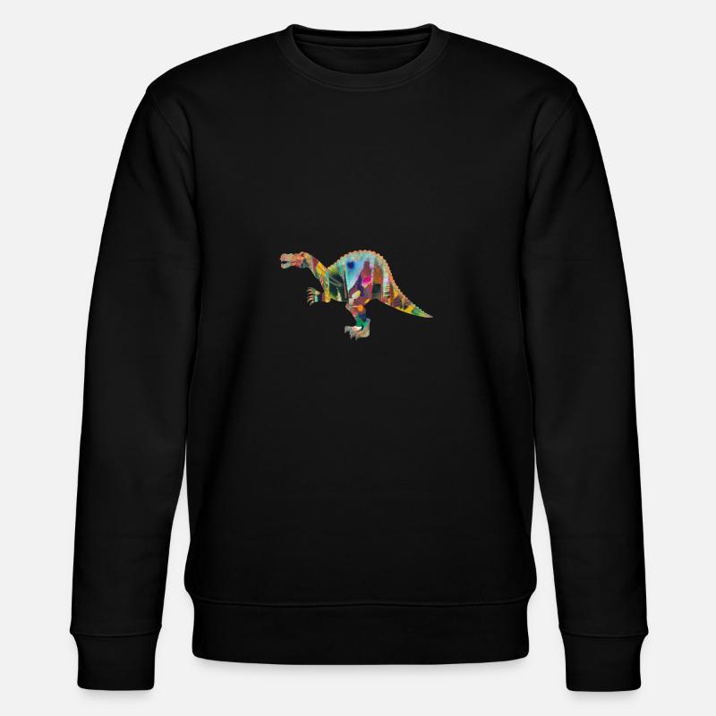Spinosaurus,dinosaurier,graffiti - Stanley/Stella Unisex Bio-Sweatshirt CHANGER  - Schwarz