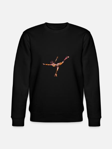 Eiskunstlauf - Stanley/Stella Unisex Bio-Sweatshirt CHANGER  - Schwarz