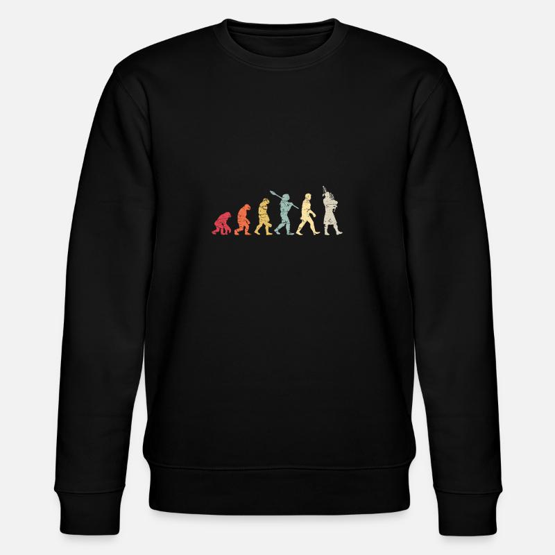 Bagpipe Evolution Woodwind Instrument - Stanley/Stella CHANGER Unisex Organic Sweatshirt - black