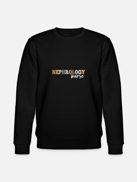 Nephrology Nurse Dialysis Nursing RN - Stanley/Stella CHANGER Unisex Organic Sweatshirt - black