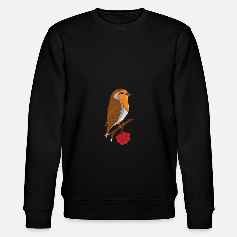 Oiseau arbre oiseaux oiseau cadeau - Sweat bio CHANGER Stanley/Stella Unisexe - noir