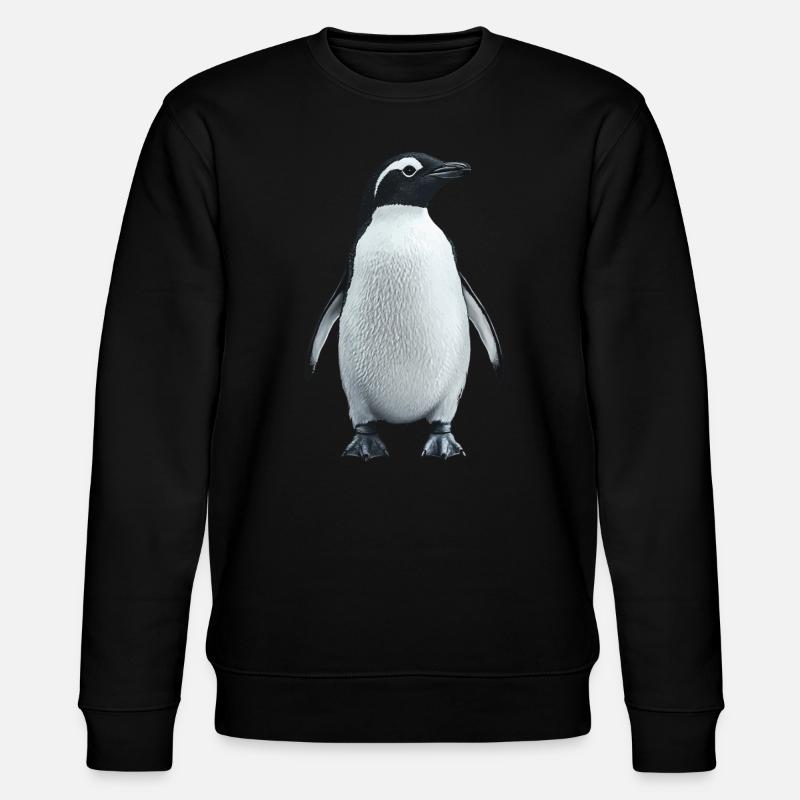 Pinguin - Stanley/Stella Unisex Bio-Sweatshirt CHANGER  - Schwarz