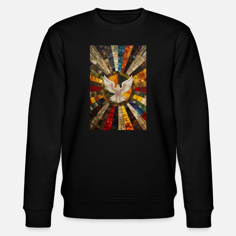 Lively Czech Christian Decor - Stanley/Stella CHANGER Unisex Organic Sweatshirt - black