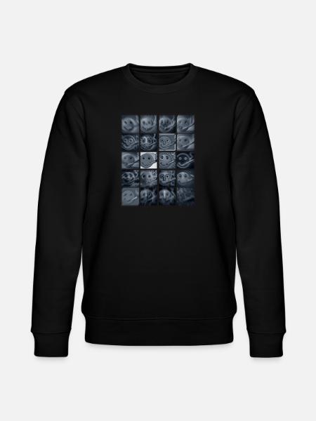 Smoking faces - Stanley/Stella CHANGER Unisex Organic Sweatshirt - black