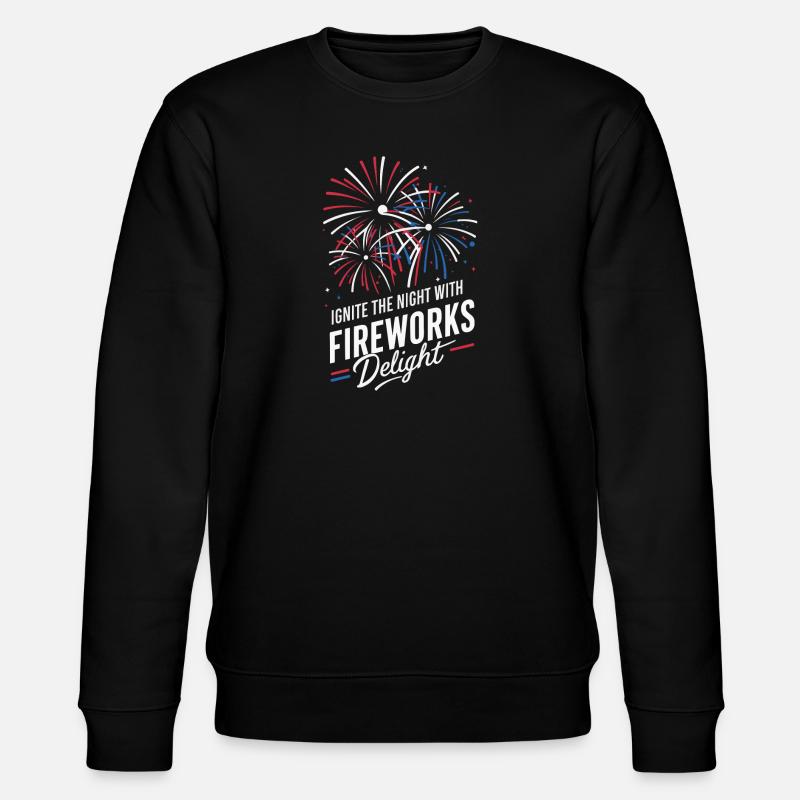 Pyrotechnics Fireworks Pyrotechnics - Stanley/Stella CHANGER Unisex Organic Sweatshirt - black