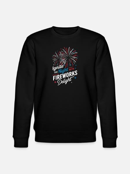 Pyrotechnics Fireworks Pyrotechnics - Stanley/Stella CHANGER Unisex Organic Sweatshirt - black