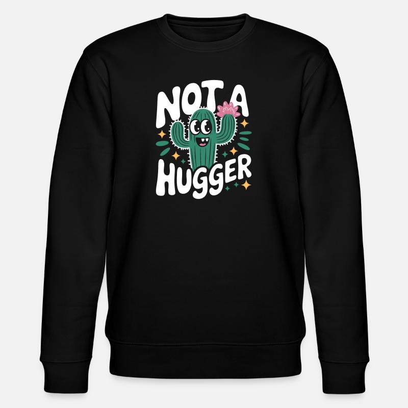 Cactus Cacti Desert Plant - Stanley/Stella CHANGER Unisex Organic Sweatshirt - black