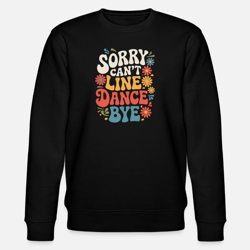 Line Dancing Tanzen Tänzer - Stanley/Stella Unisex Bio-Sweatshirt CHANGER  - Schwarz