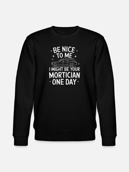 Bestatter Leichenwagen Leichenbestatter - Stanley/Stella Unisex Bio-Sweatshirt CHANGER - Schwarz