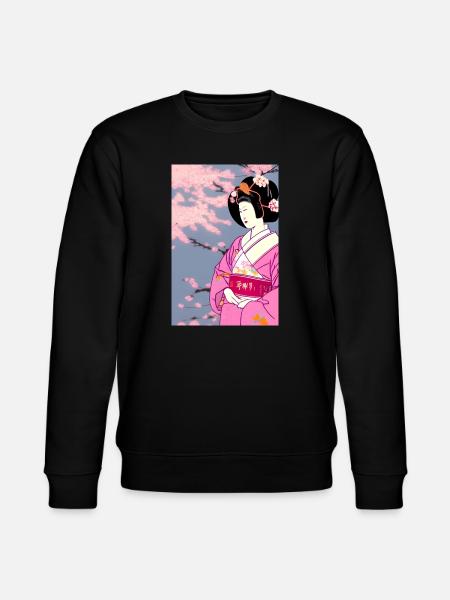 Geisha 3 - Stanley/Stella CHANGER Unisex Organic Sweatshirt - black