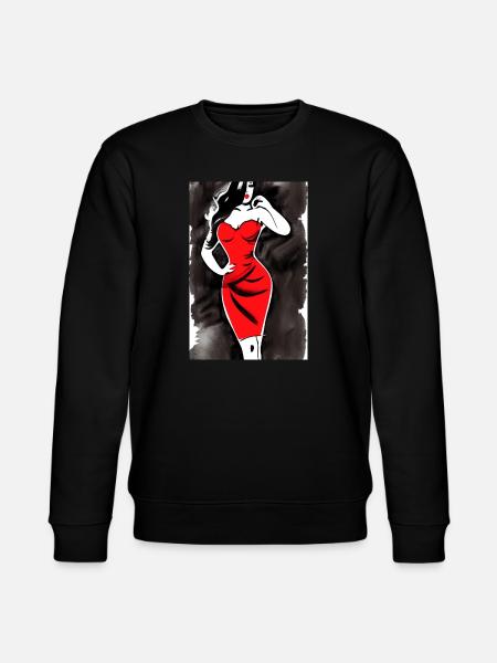Pin up 2 - Stanley/Stella CHANGER Unisex Organic Sweatshirt - black
