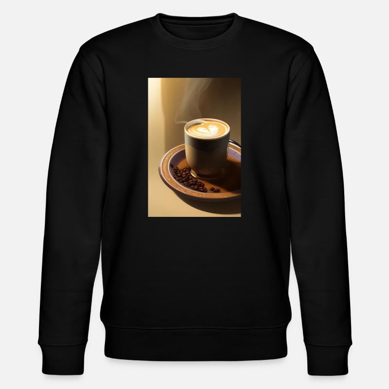 Café, grains de café - Sweat bio CHANGER Stanley/Stella Unisexe - noir