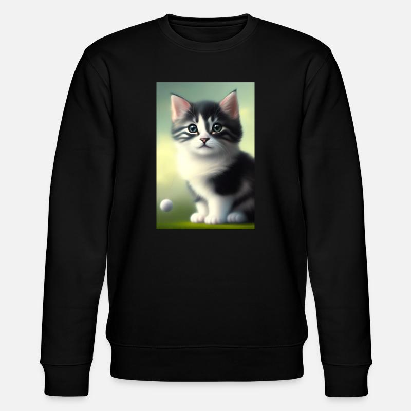 Bébé chat - Sweat bio CHANGER Stanley/Stella Unisexe - noir