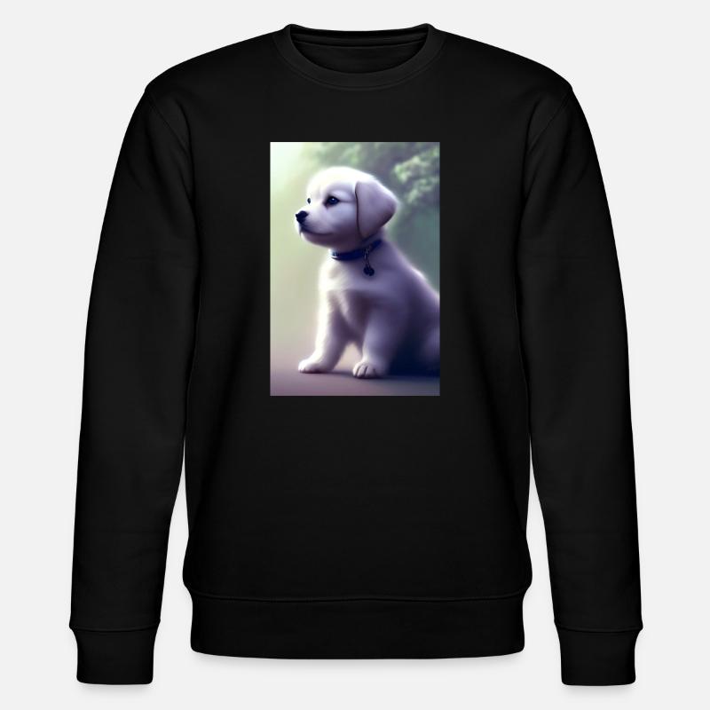 Baby Hund - Stanley/Stella Unisex Bio-Sweatshirt CHANGER  - Schwarz