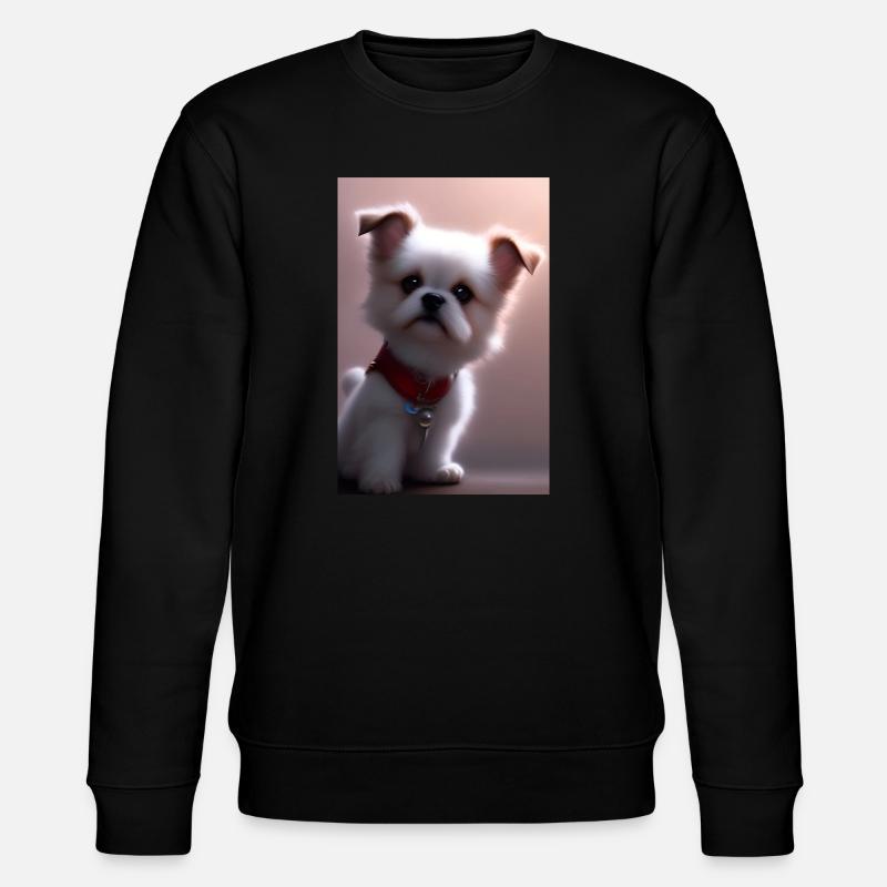 Baby Hund - Stanley/Stella Unisex Bio-Sweatshirt CHANGER  - Schwarz
