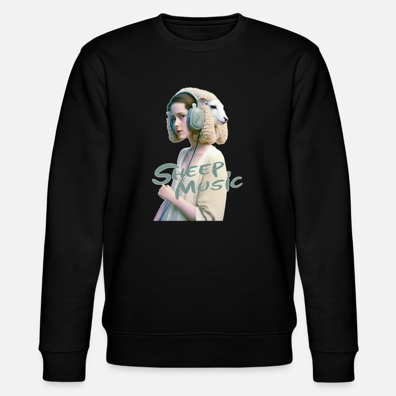Anthropomorph 10 Tippfehler - Stanley/Stella Unisex Bio-Sweatshirt CHANGER  - Schwarz