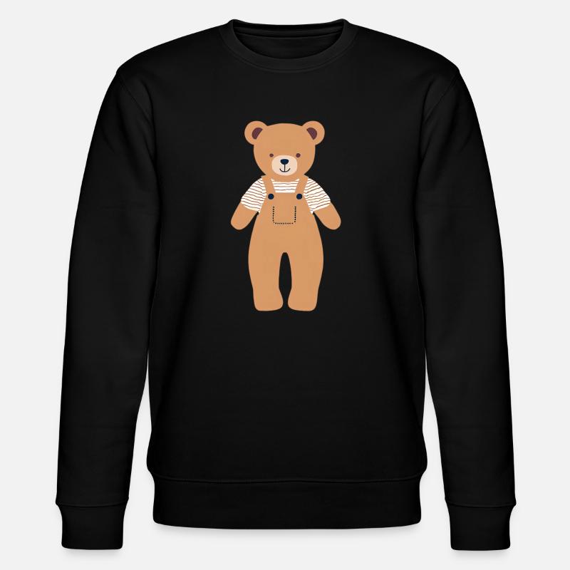 Teddy - Stanley/Stella Unisex Bio-Sweatshirt CHANGER - Schwarz