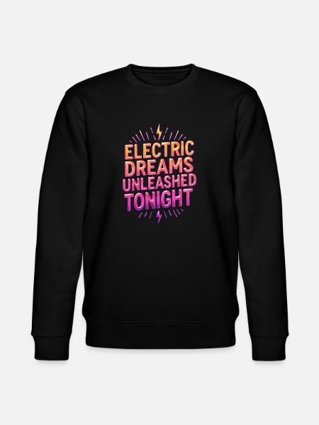 Electric Dreams - Reves Electriques - Stanley/Stella CHANGER Unisex Organic Sweatshirt - black
