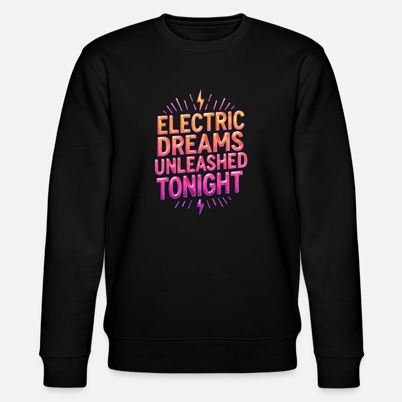 Elektrische Träume - Reves Electriques - Stanley/Stella Unisex Bio-Sweatshirt CHANGER - Schwarz