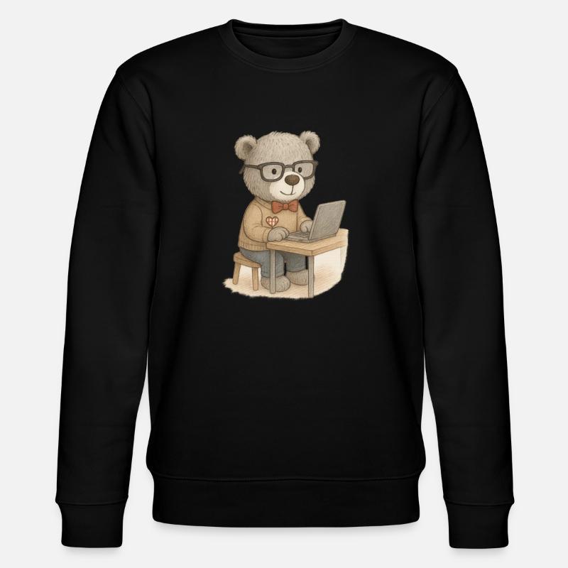 Lord Petzi Nerd - Stanley/Stella Unisex Bio-Sweatshirt CHANGER  - Schwarz