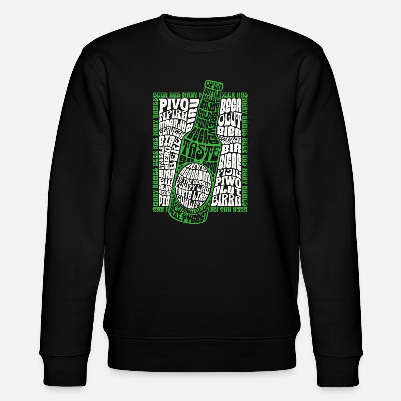 Bière - Sweat bio CHANGER Stanley/Stella Unisexe - noir
