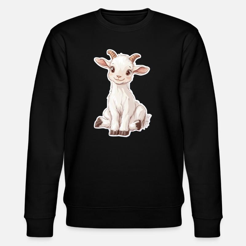 Chèvre - Sweat bio CHANGER Stanley/Stella Unisexe - noir