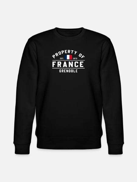 French Real Estate Grenoble - Stanley/Stella CHANGER Unisex Organic Sweatshirt - black