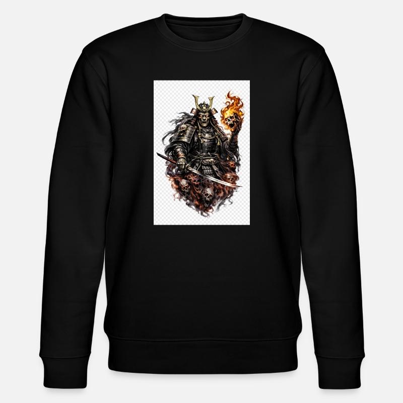 Samouraï Flameskull - Sweat bio CHANGER Stanley/Stella Unisexe - noir