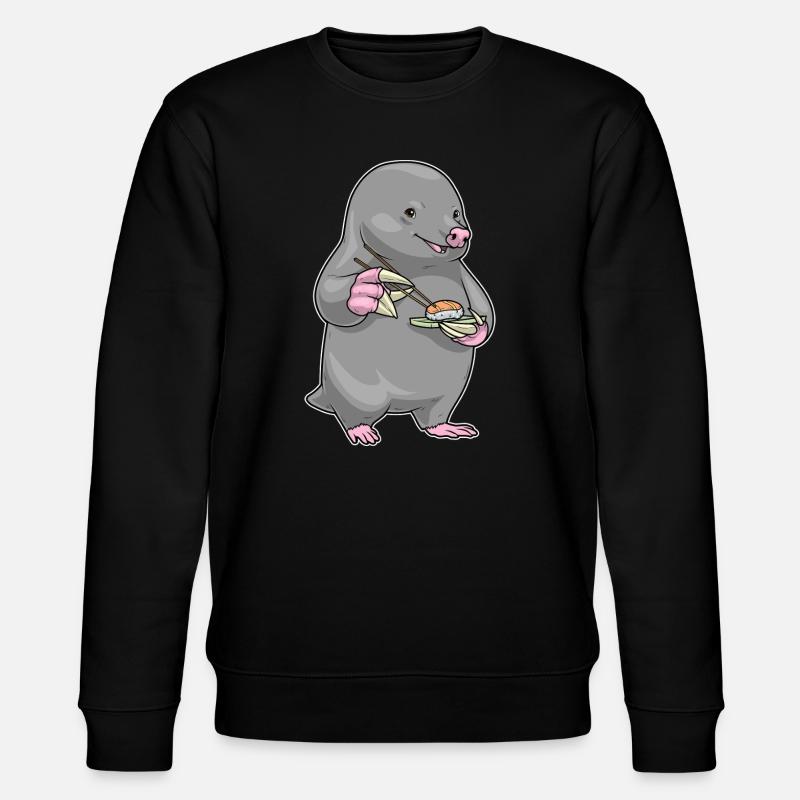 Mole Sushi - Stanley/Stella CHANGER Unisex Organic Sweatshirt - black