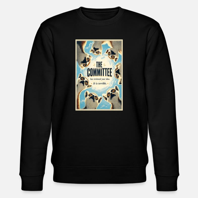 L’affiche des Lémuriens du Comité - Sweat bio CHANGER Stanley/Stella Unisexe - noir