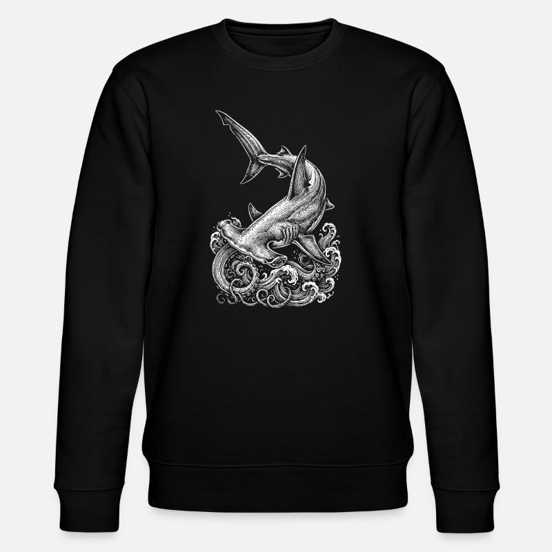 Conception du requin-marteau - Sweat bio CHANGER Stanley/Stella Unisexe - noir