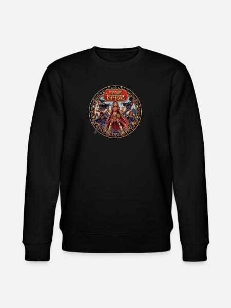 Team Bride Mandala Power - Stanley/Stella CHANGER Unisex Organic Sweatshirt - black