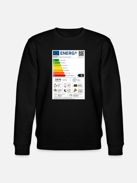 Energy - Stanley/Stella Unisex Bio-Sweatshirt CHANGER  - Schwarz