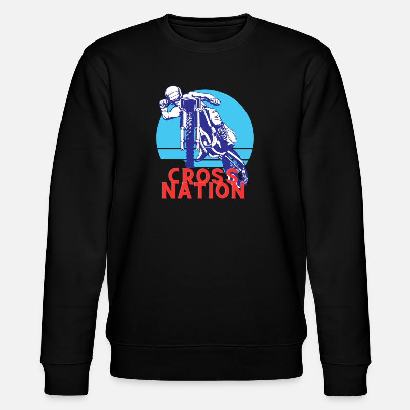 Cross Nation - Stanley/Stella Unisex Bio-Sweatshirt CHANGER  - Schwarz