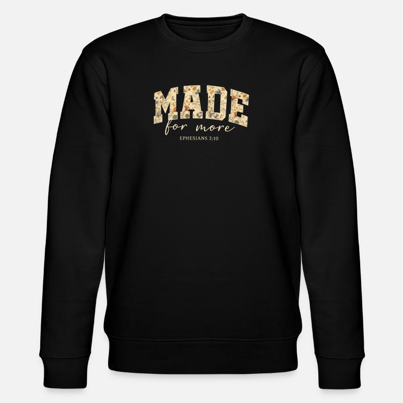 Conçu pour plus de citations bibliques - Sweat bio CHANGER Stanley/Stella Unisexe - noir