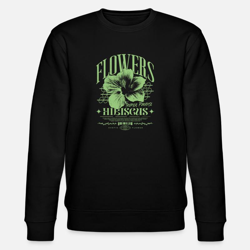 Fleur d’hibiscus Fleur d’hibiscus - Sweat bio CHANGER Stanley/Stella Unisexe - noir