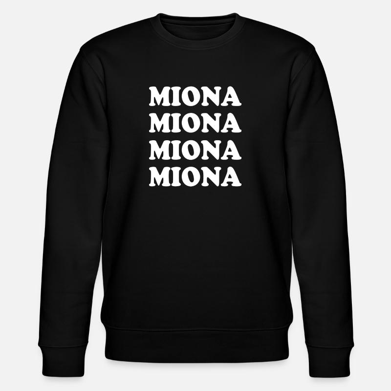Name Miona - Stanley/Stella Unisex Bio-Sweatshirt CHANGER  - Schwarz