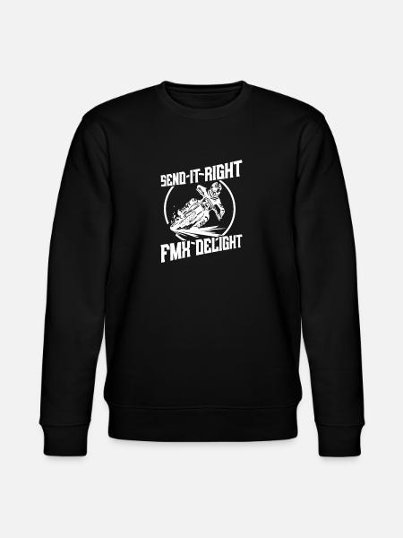Dirt Bike Rider FMX Delight MX Motocross Supercross - Stanley/Stella CHANGER Unisex Organic Sweatshirt - black