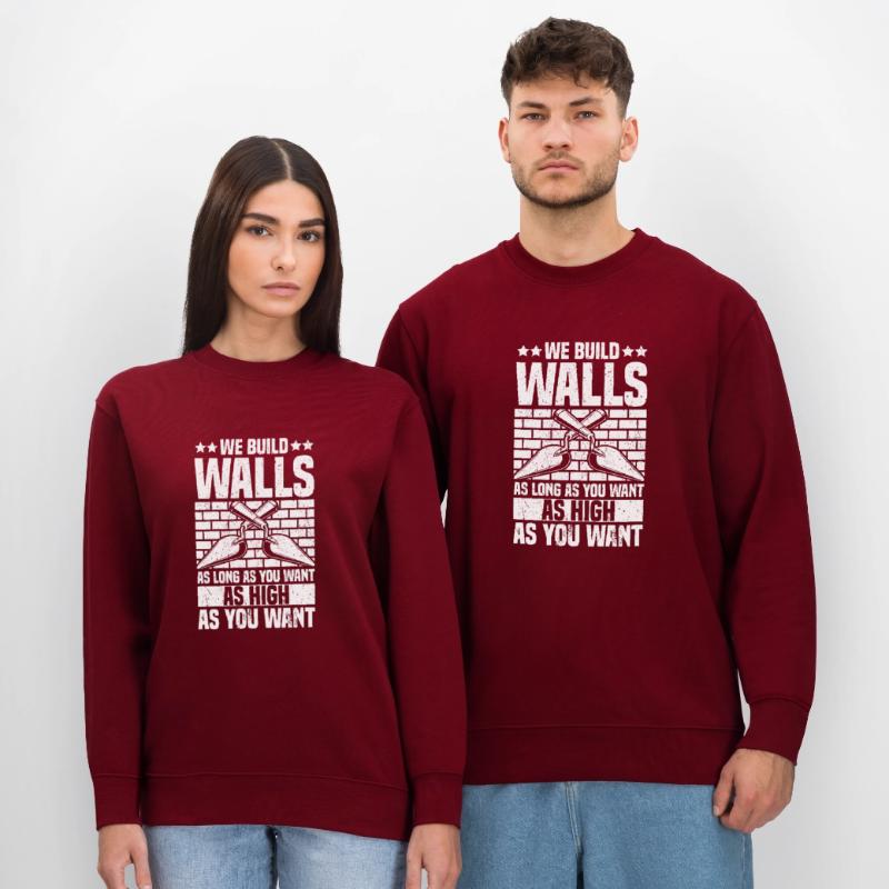 Bricklayer Brick Layer Brickmason Mason Stanley/Stella CHANGER Unisex Organic Sweatshirt