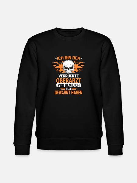 OBERARZT - Stanley/Stella Unisex Bio-Sweatshirt CHANGER - Schwarz