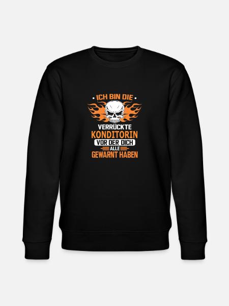 KONDITORIN - Stanley/Stella Unisex Bio-Sweatshirt CHANGER  - Schwarz