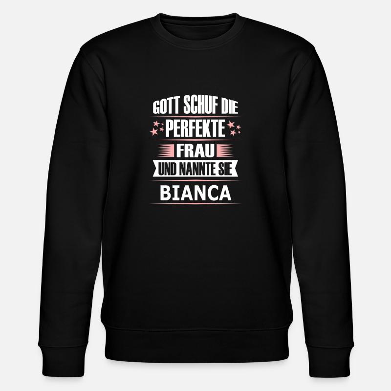 BIANCA - Stanley/Stella Unisex Bio-Sweatshirt CHANGER  - Schwarz