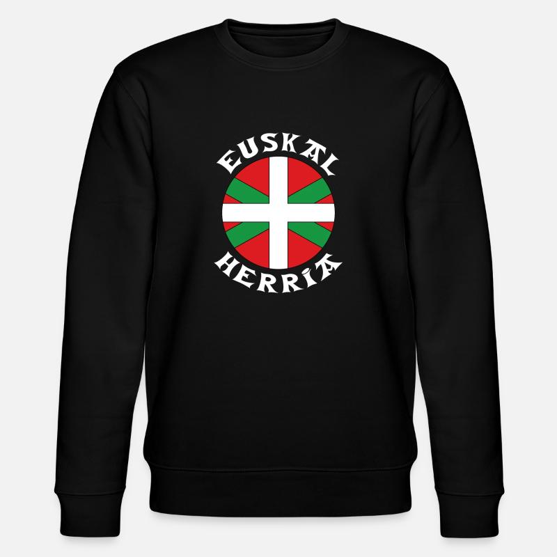 euskal herria design 7 - Sweat bio CHANGER Stanley/Stella Unisexe - noir