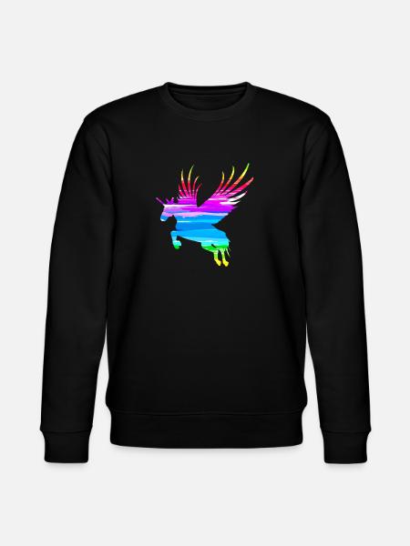 Horse motif - Stanley/Stella CHANGER Unisex Organic Sweatshirt - black