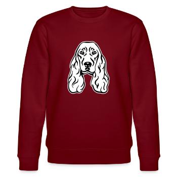 Cocker Spaniel - Sweat bio CHANGER Stanley/Stella Unisexe - bordeaux - Devant - Nik (191cm) & Marisol (170cm)