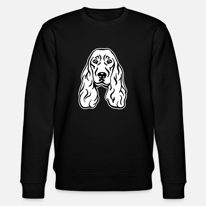 Cocker Spaniel - Stanley/Stella CHANGER Unisex Organic Sweatshirt - black